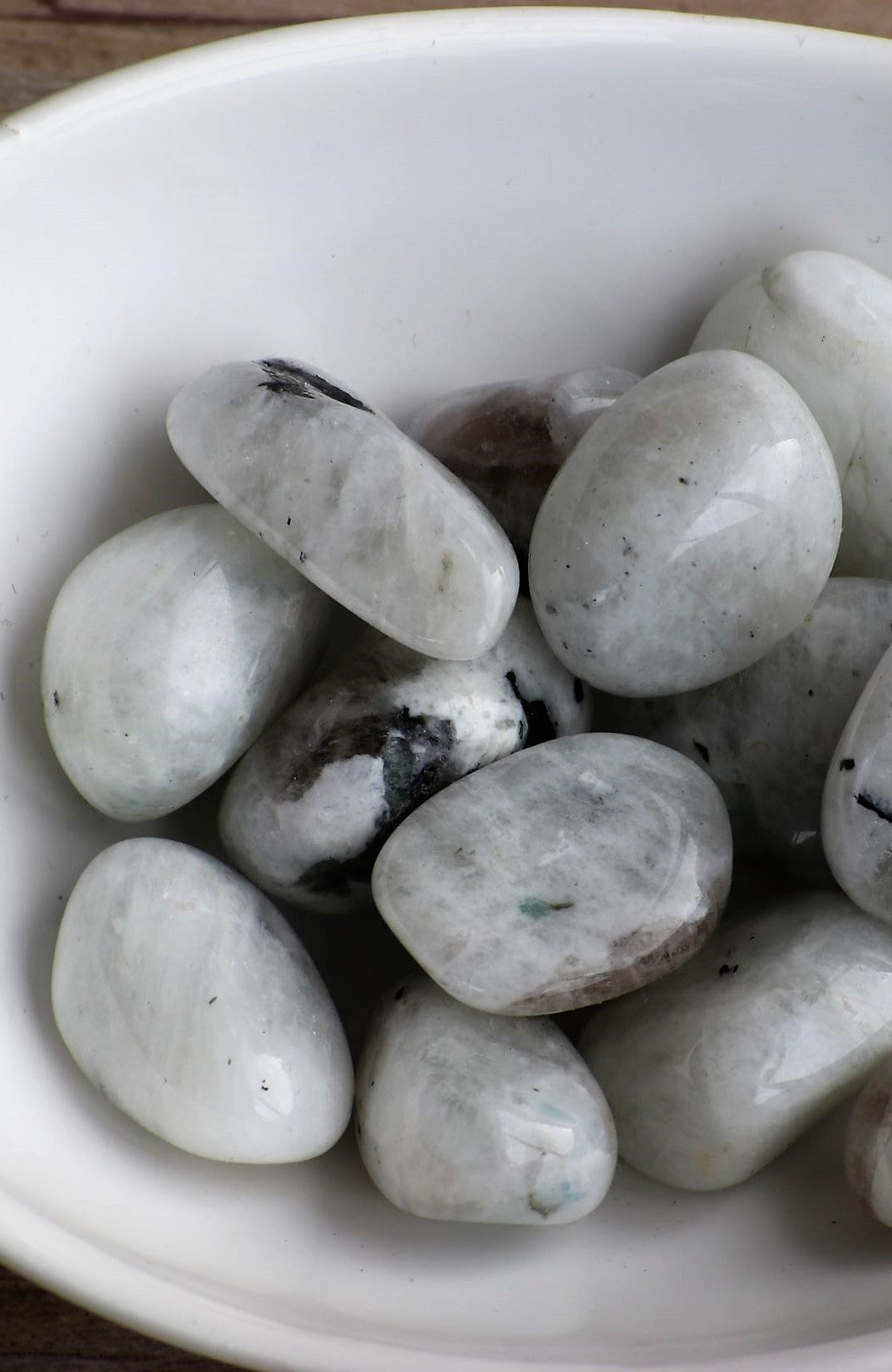 Rainbow Moonstone AA Tumbled Stone